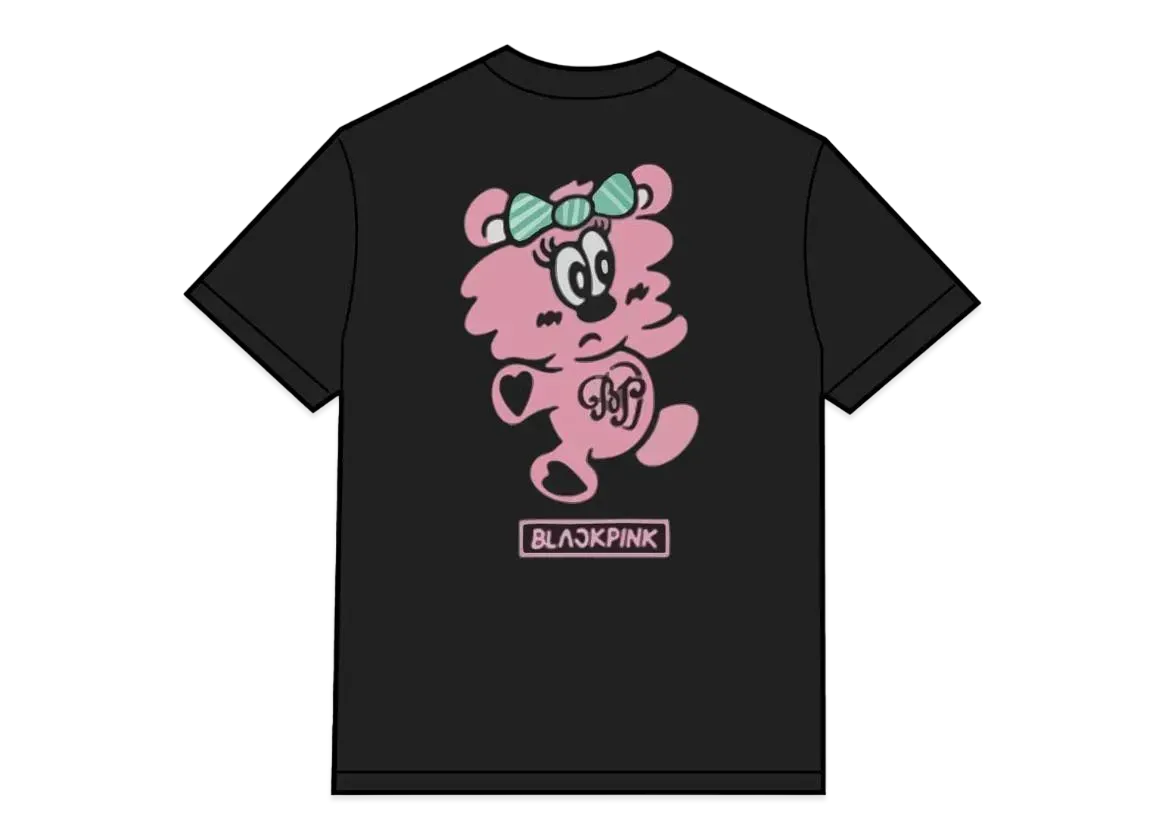 Verdy x BLACKPINK Born Pink Pop Up Plush T-Shirt "Black"
