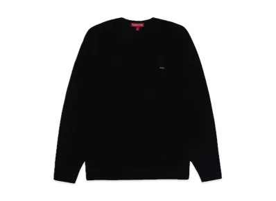 Supreme Small Box Ribbed Sweater "Black"