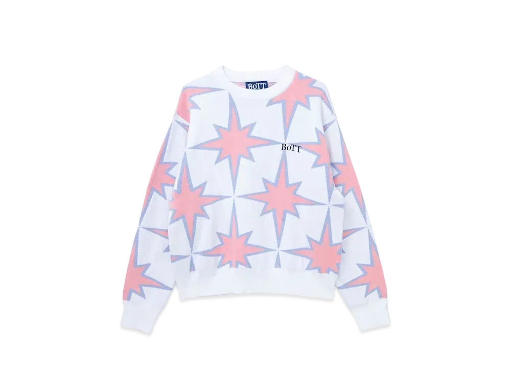 BoTT Sparkle Cotton Sweater "White"