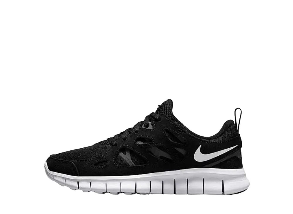 ナイキ GS フリー ラン2 "ブラック/ホワイト/ダークグレー"