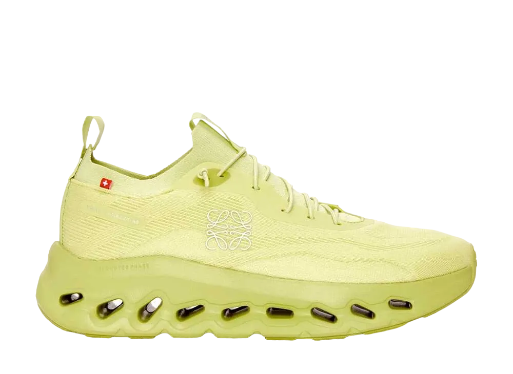 ロエベ × オン クラウドティルト スニーカー (リサイクルポリエステル) "ライムグリーン"