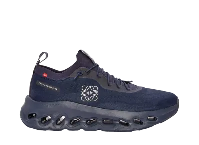 LOEWE × On Women's Cloudtilt Sneaker In Recycled Polyester "All Navy"