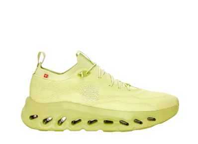 LOEWE × On Women's Cloudtilt Sneaker In Recycled Polyester "Lime Green"
