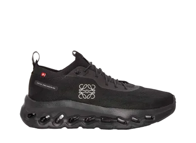 LOEWE × On Women's Cloudtilt Sneaker In Recycled Polyester "All Black"