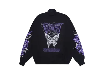 beauty:beast “Butterfly effect” MOCKNECK SWEATSHIRT "BLACK"