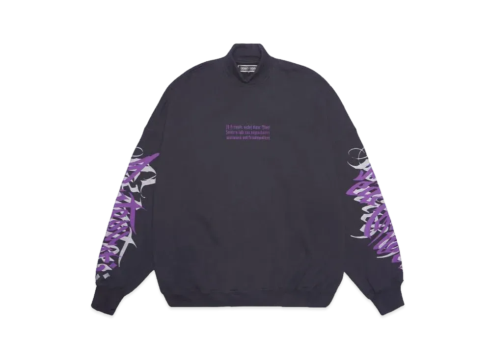 beauty:beast “HARVEST” MOCKNECK SWEATSHIRT "D.GRY"