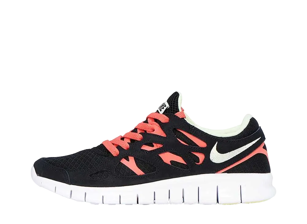 ナイキ ウィメンズ フリー ラン2 "ブラック/ライムアイス/マジックエンバー"