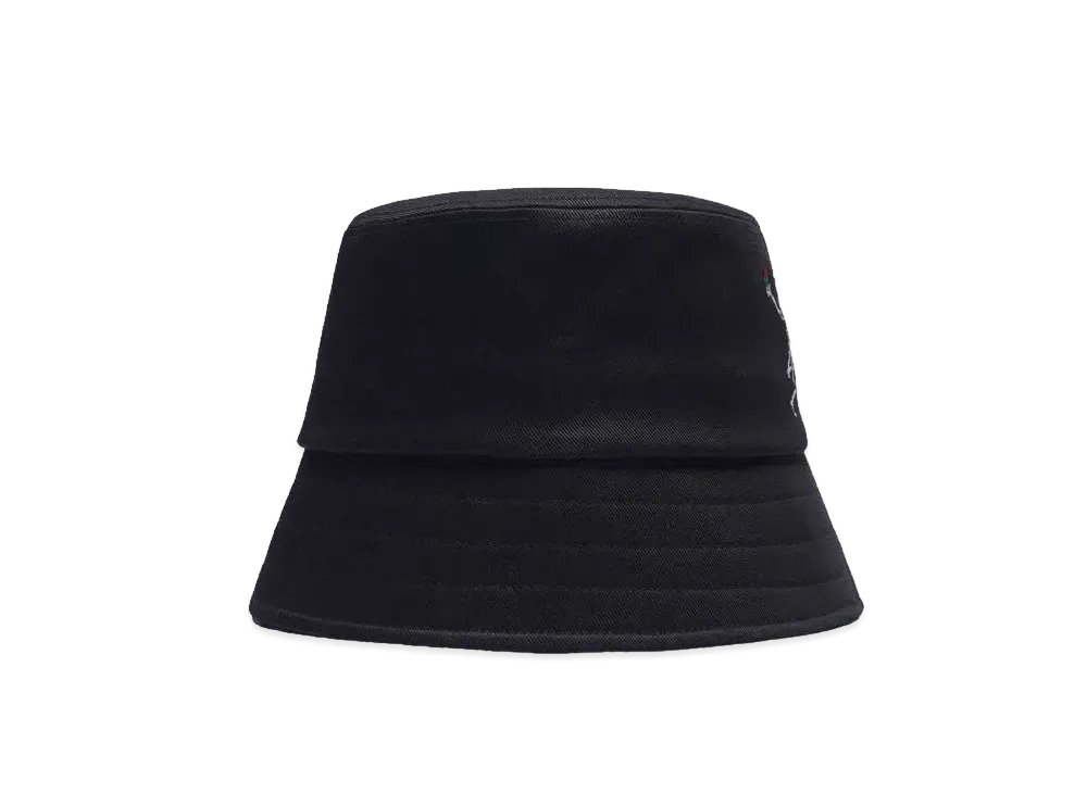 beauty:beast SKULL EMB BUCKET HAT "BLACK"