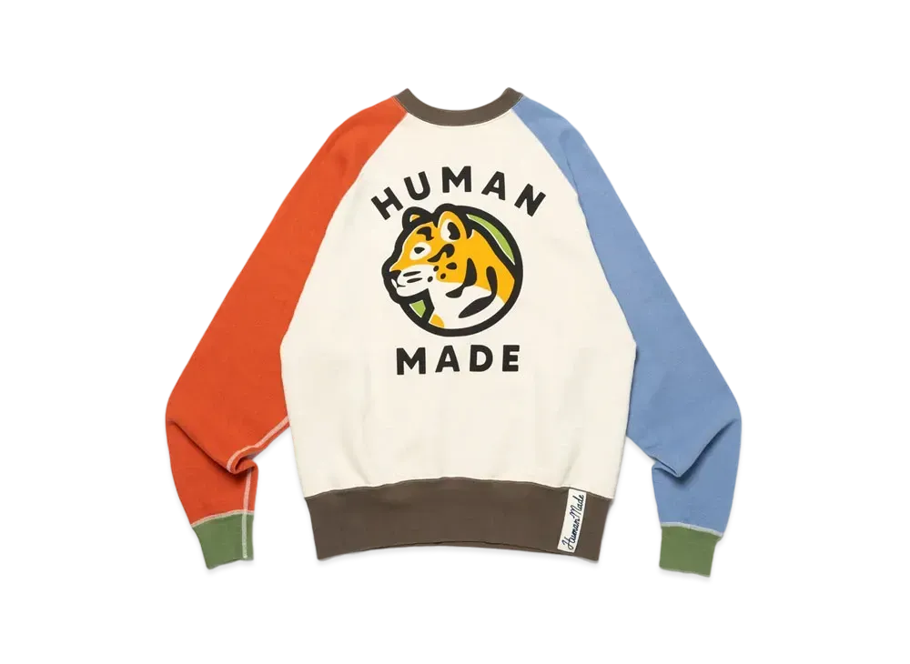 HUMAN MADE Tsuriami Crazy Sweatshirt "White"