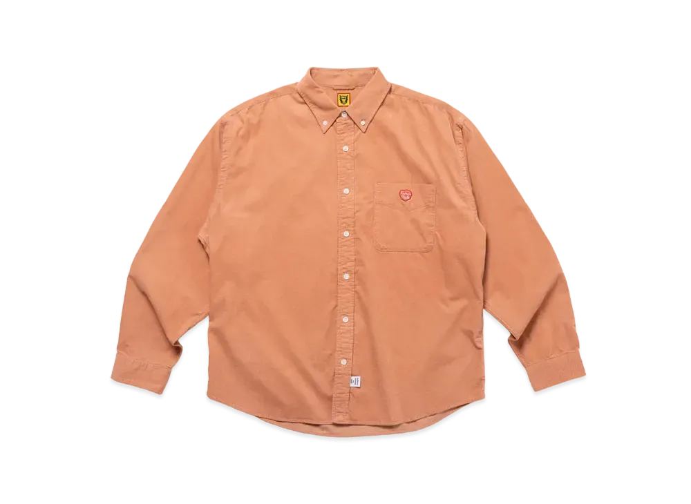 HUMAN MADE Corduroy B.D L/S Shirt "Pink"