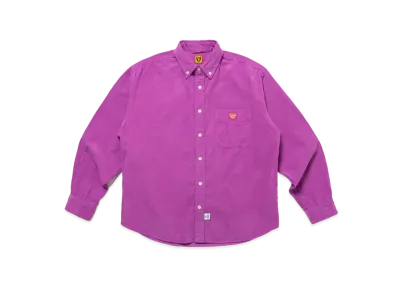 HUMAN MADE Corduroy B.D L/S Shirt "Purple"