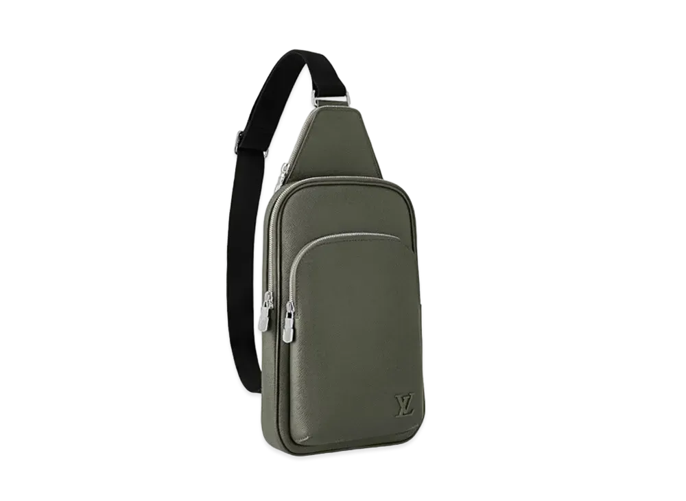 Louis Vuitton Avenue Slingbag NM Taiga Leather "Vert Laurier"