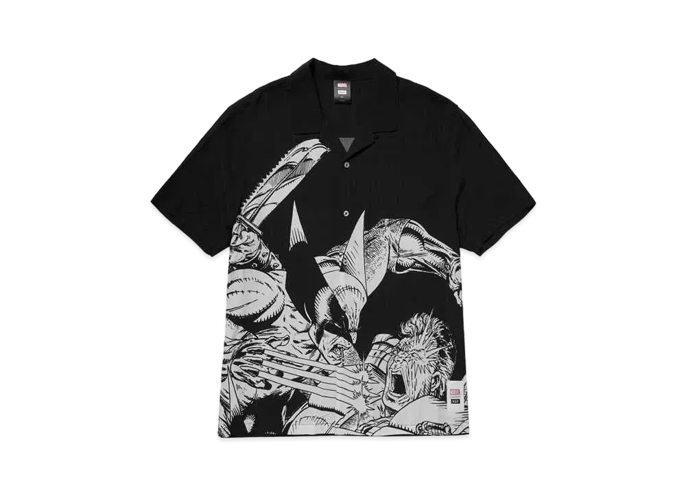 HUF x X-MEN Future Clash Resort Shirt "Black"