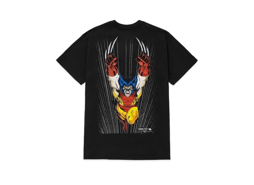 HUF x X-MEN Wolvie Tee "Black"