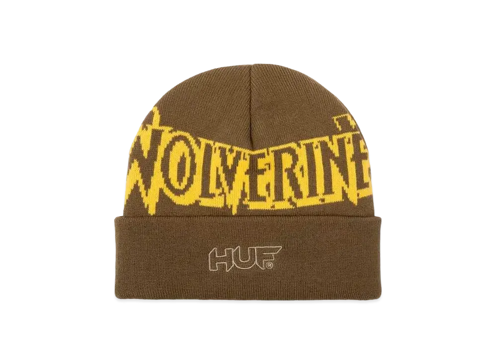 HUF x X-MEN Wolverine Beanie "Brown"