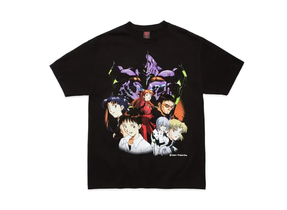 Geeks Rule 15 Silkscreen Printing × Neon Genesis Evangelion T-Shirt Vol.02 "Black"