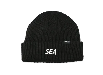 WIND AND SEA Sea Widelib Knit Cap "Black"