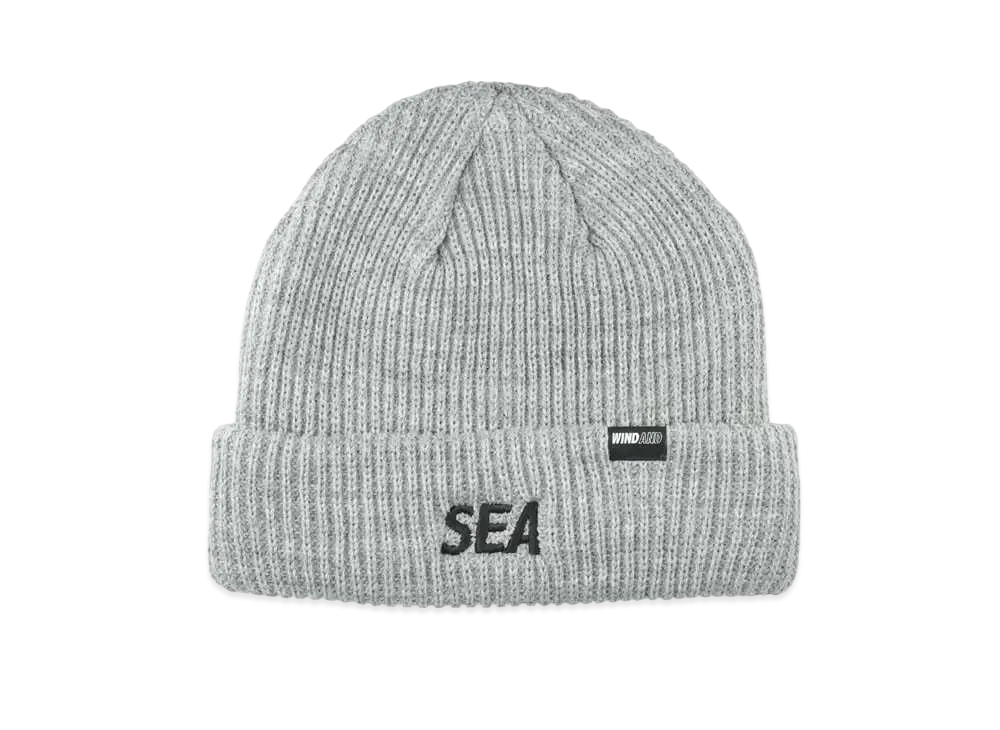 WIND AND SEA Sea Widelib Knit Cap "Gray"