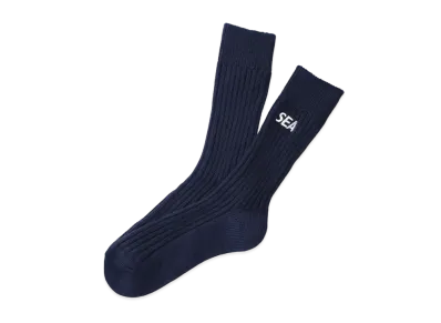 WIND AND SEA Sea Socks "Navy"