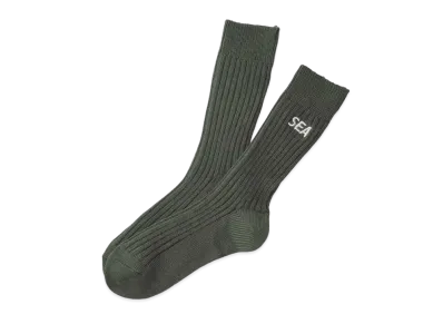 WIND AND SEA Sea Socks "Khaki"