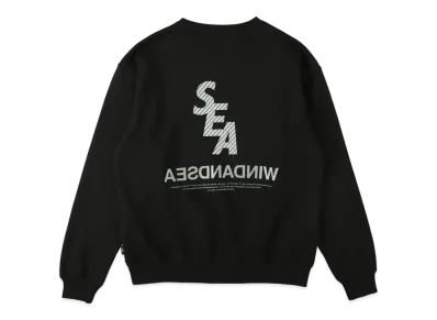 WIND AND SEA S_E_A Reflection Crew Neck "Black"