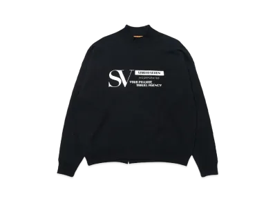 STUDIO SEVEN Mock Neck Sweat "BLACK"