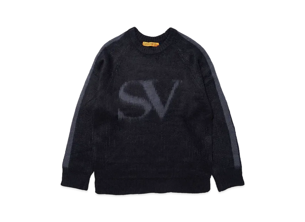 STUDIO SEVEN Sideline Mock Neck Knit "DARK BLUE"