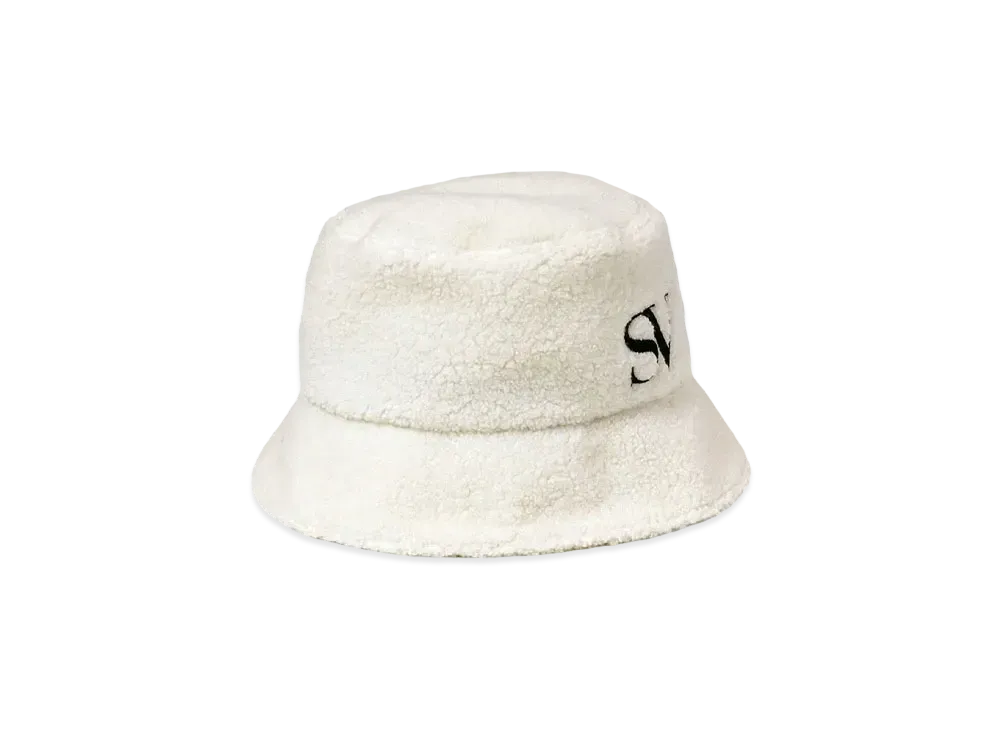 STUDIO SEVEN Boa Bucket Hat "OFF WHITE"