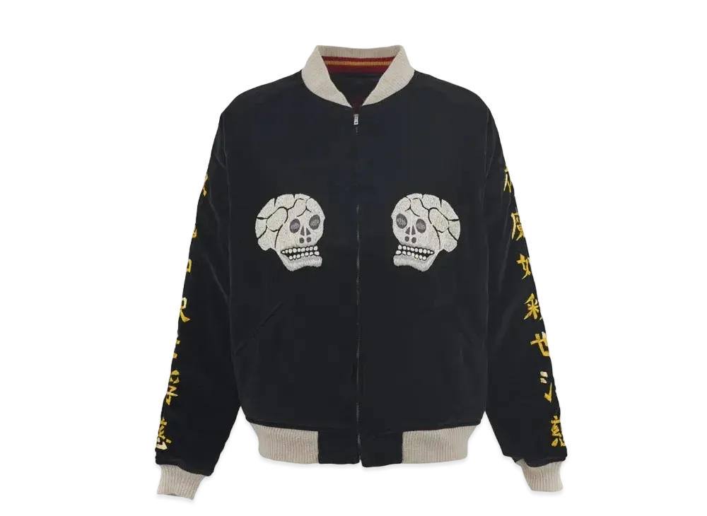 SAINT Mxxxxxx x WILDSIDE YOHJI YAMAMOTO STM Skull Suka Jacket "Black"
