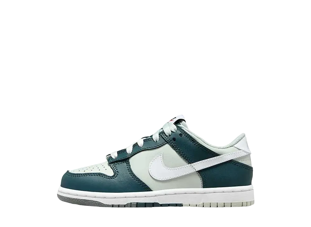ナイキ PS ダンク ロー "ディープジャングル/ライトシルバー/ホワイト"(キッズ)