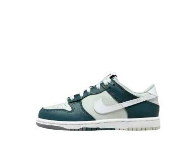 ナイキ PS ダンク ロー "ディープジャングル/ライトシルバー/ホワイト"(キッズ)