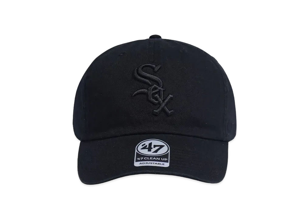 47 White sox Black Tonal '47 CLEAN UP "BLACK/BLACK"