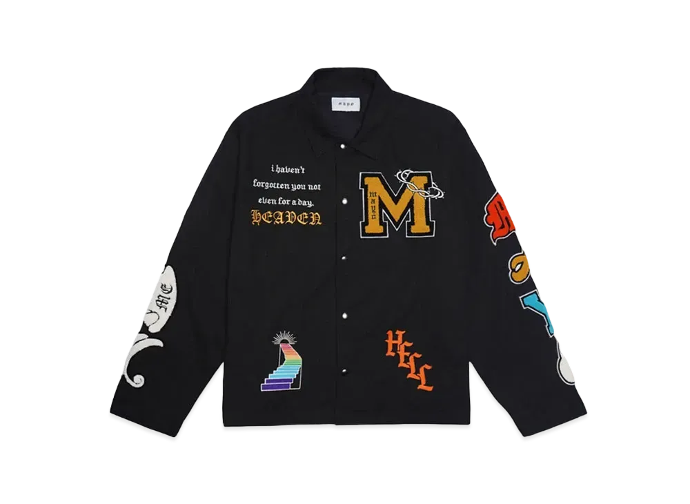 MAYO EXCLUSIVE EMBROIDERY COACH JACKET "BLACK"