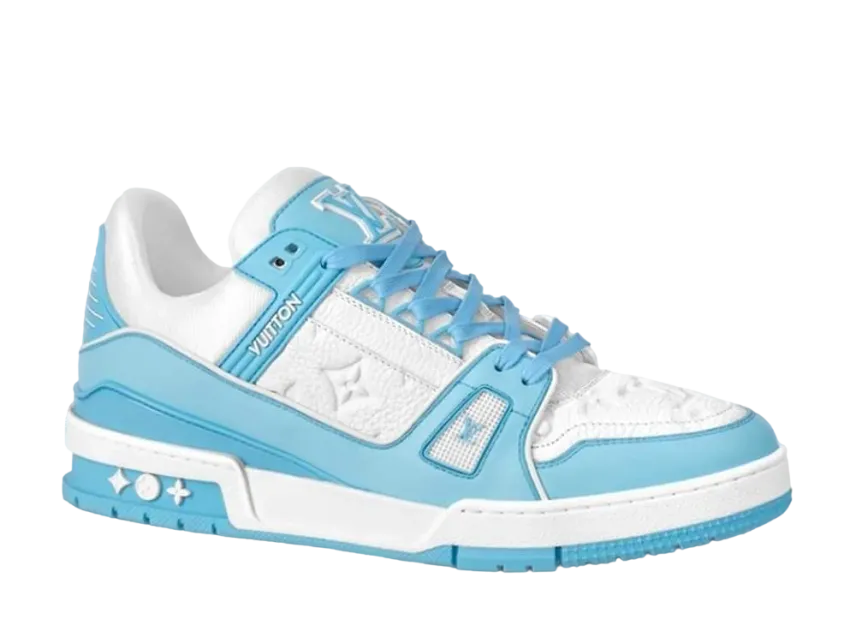 【デイリーに使える】LV トレイナー ブルースニーカー Louis Vuitton LV Trainer Sneaker