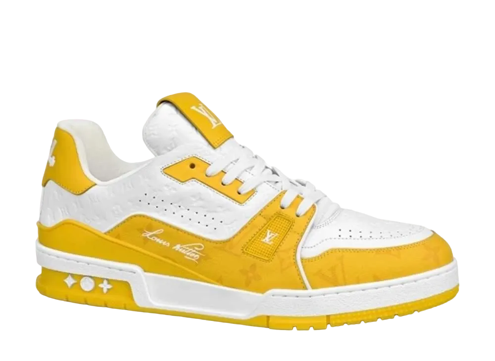 ルイヴィトン LV トレイナー・ライン スニーカー "ジョーヌ"