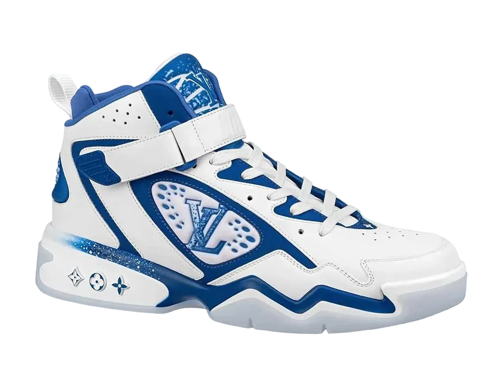 ルイヴィトン LV トレイナー 2・ライン スニーカー "マリーヌ"