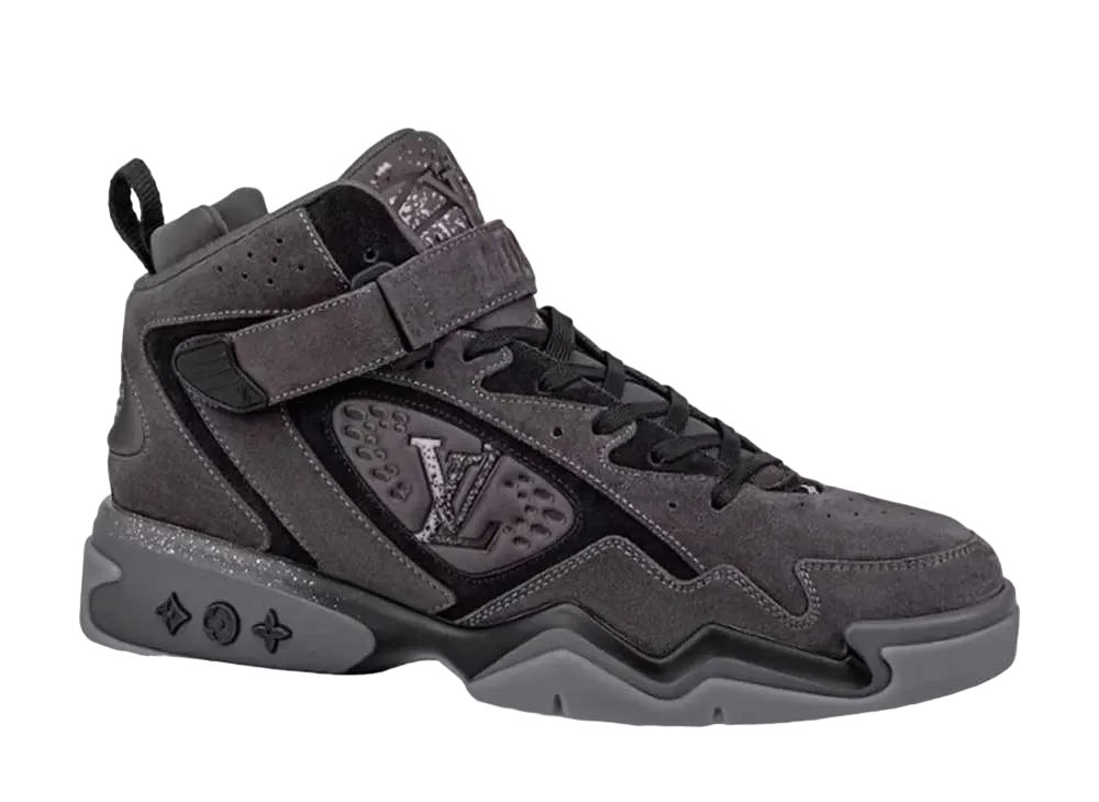 ルイヴィトン LV トレイナー 2・ライン スニーカー "グリ"