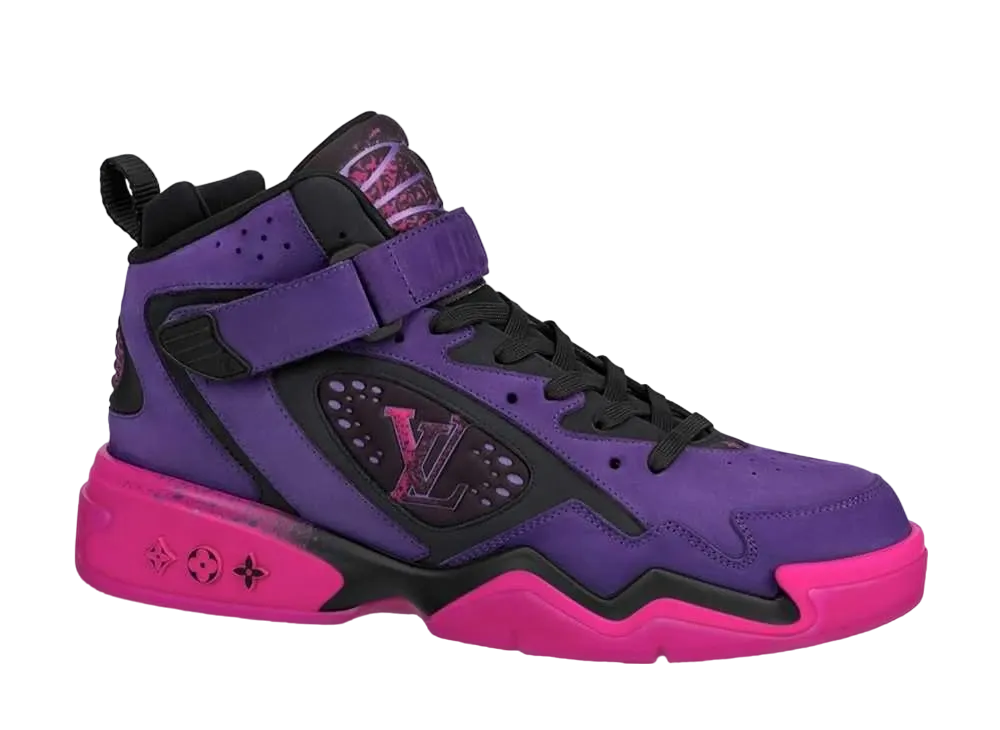 ルイヴィトン LV トレイナー 2・ライン スニーカー "ヴィオレ"