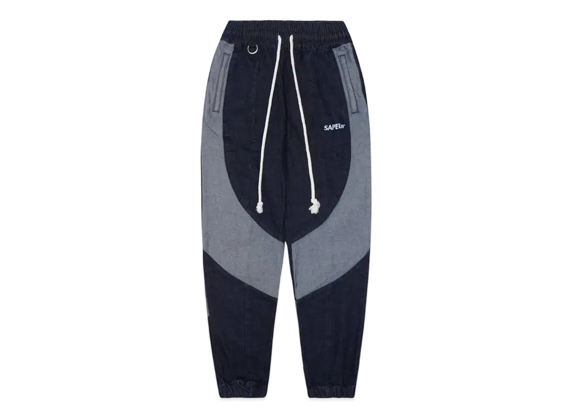 Sapeur Denim Track Pants "Indigo"