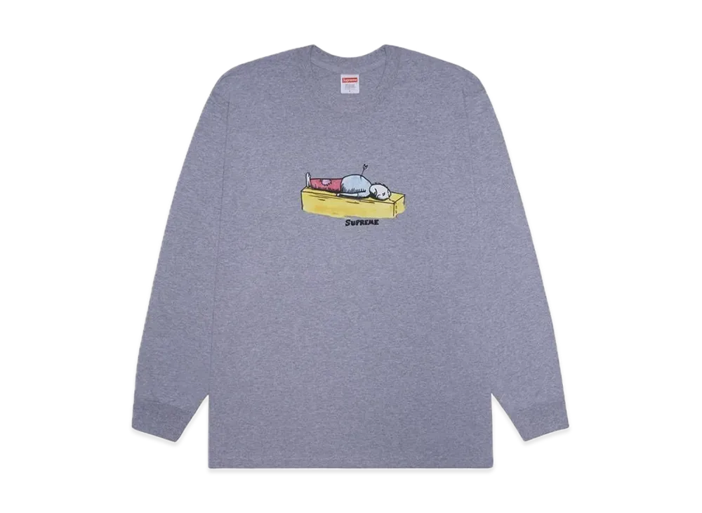 Supreme Neil Blender Arrow L/S Tee "Heather Grey"