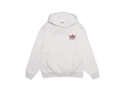 9090 King Logo Pigment Hoodie "Oatmeal"