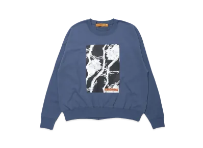 STUDIO SEVEN Real Tree Camo Printed Crew Sweat "WHITE"