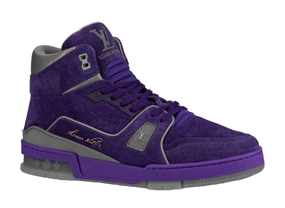 ルイヴィトン LV トレイナー・ライン スニーカー "パープル"
