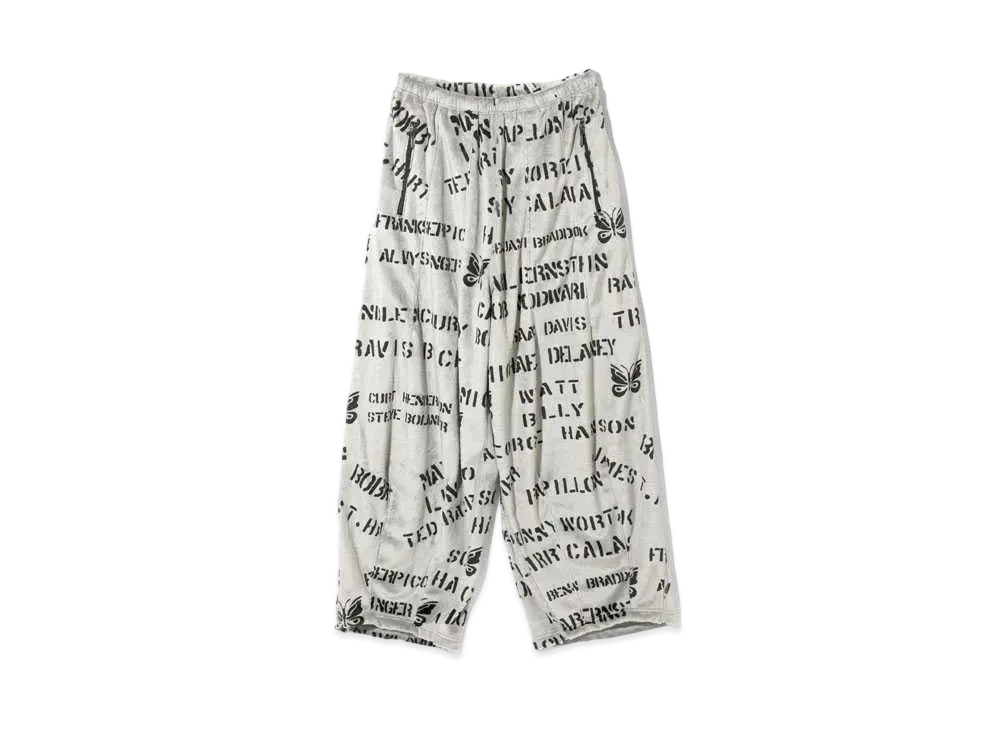 Needles Sportswear Exclusively for Nepenthes Woman H.D. Pant -Micro Fur "Stencil"