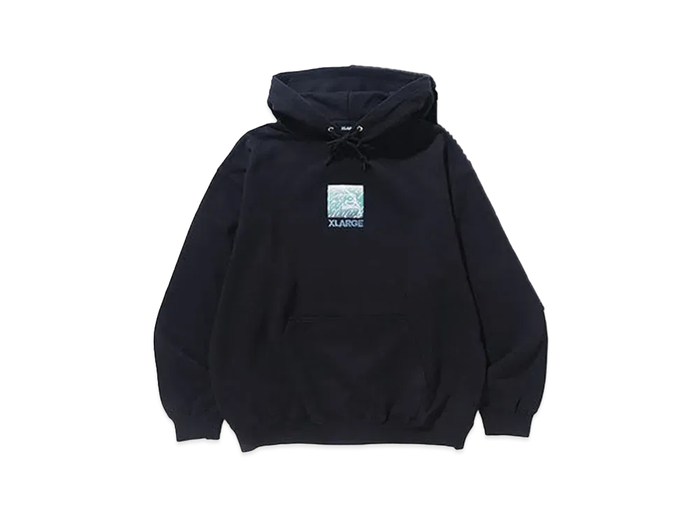 XLARGE x IT'S A LIVING Pullover Hooded Sweat "Black"