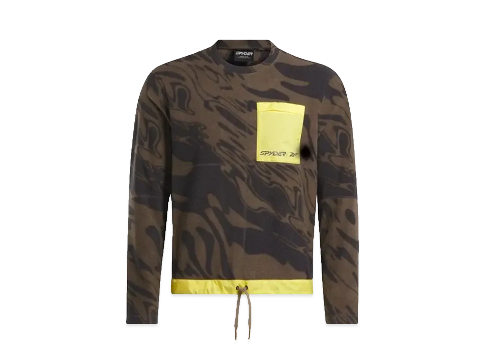 Reebok x Spyder Lounge Long Sleeve Crew "Brown"