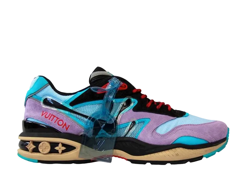 ルイヴィトン LV トレイル・ライン スニーカー "パープル"