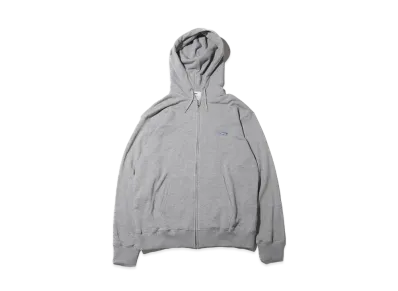 atmos Small Logo Zip Up Hooded Sweatshirt "Grey"