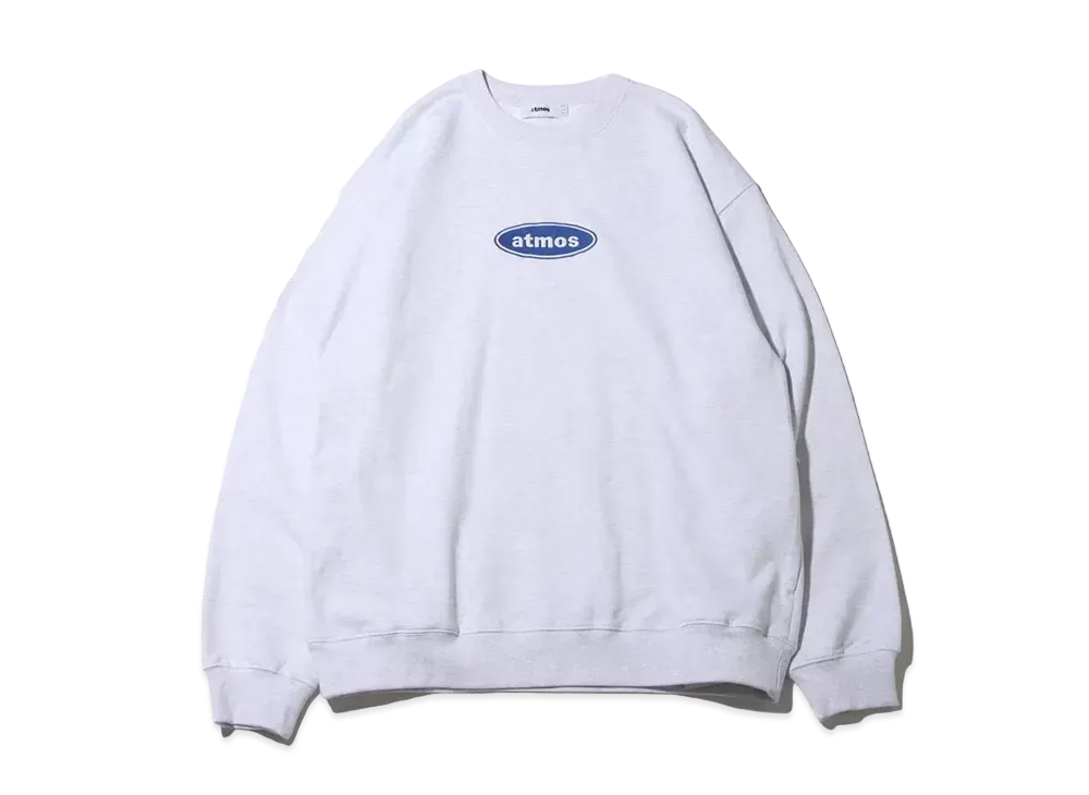 atmos Oval Logo Crewneck Sweatshirt "Grey"
