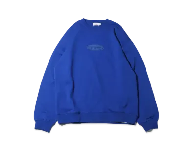 atmos Oval Logo Crewneck Sweatshirt "Blue"